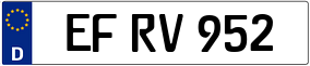 Truck License Plate